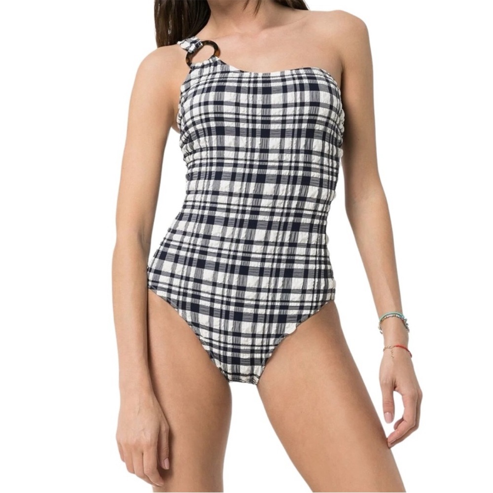 NWOT Solid & Striped The Juliana One Piece in Puckered Madras - Picture 5 of 13